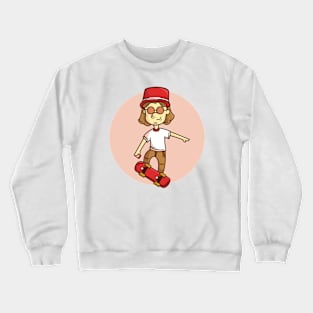 Skate Illustration Crewneck Sweatshirt